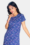 Sweetmoon Long T Shirt Nightdress - Purple — thumbnail 5